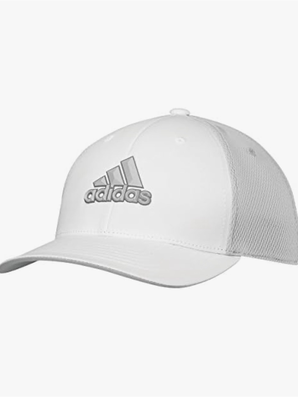NWT! Adidas Men’s White Climacool FlexFit S/M Golf Baseball Cap Hat